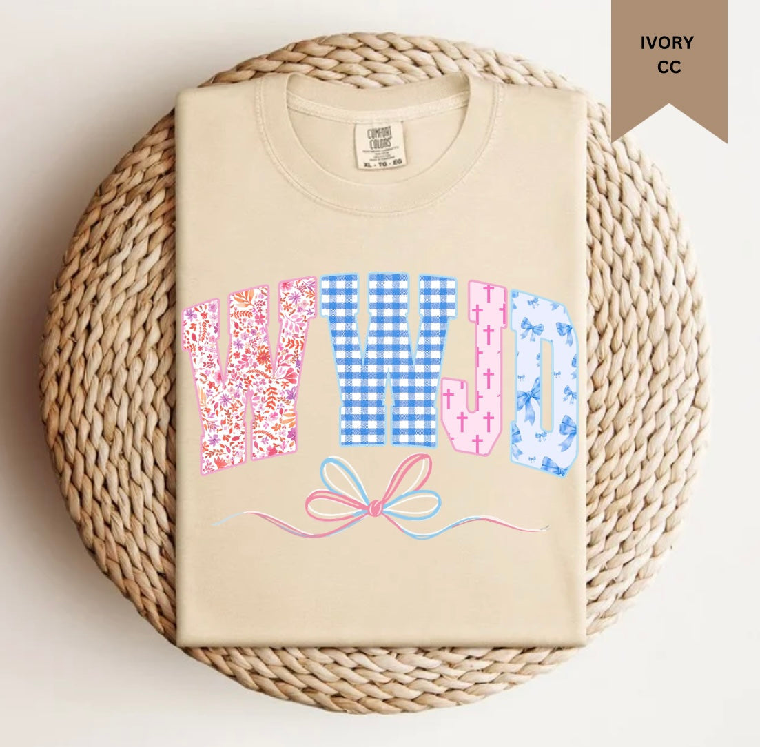 Multiprint WWJD Tee.