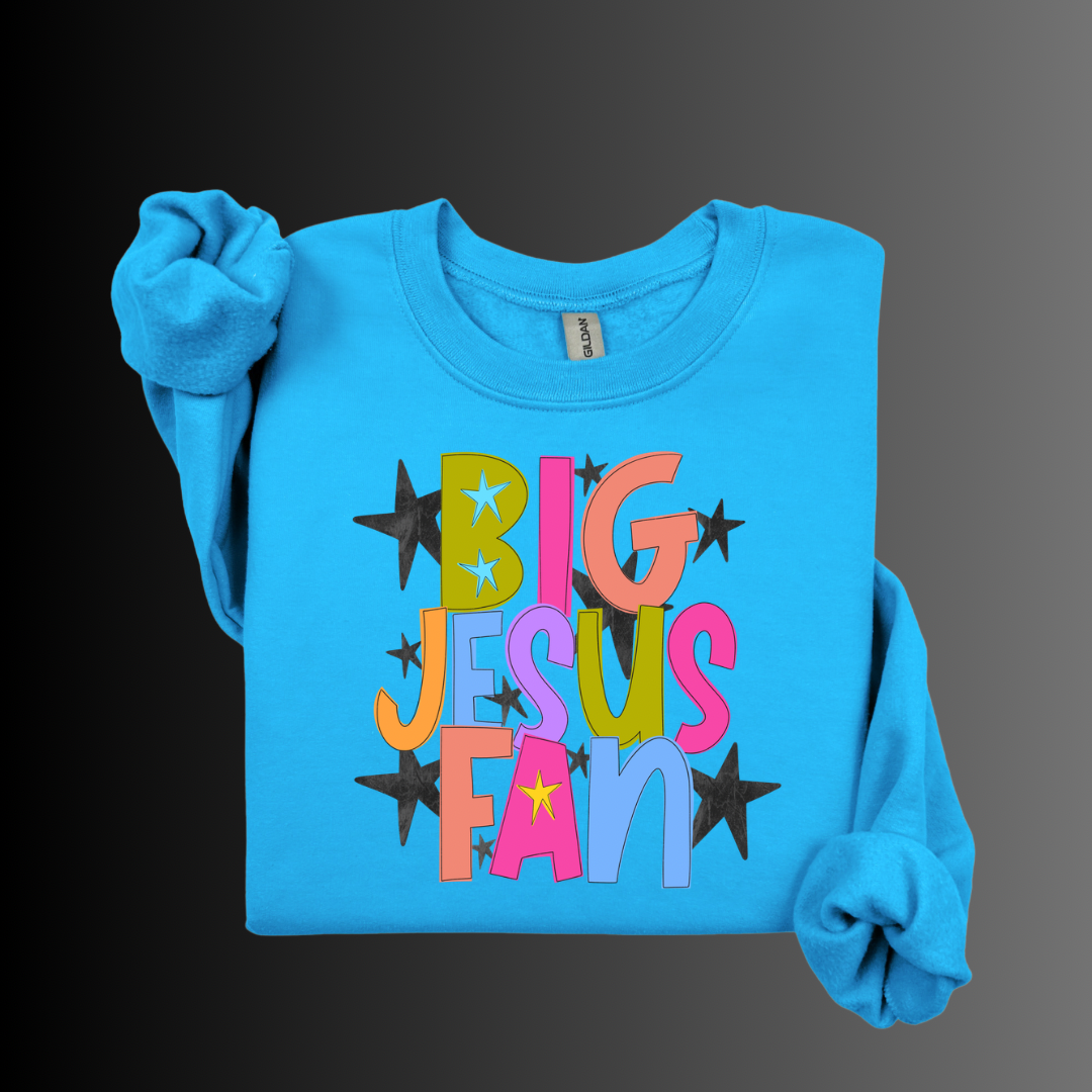 Big Jesus Fan Sweatshirt.