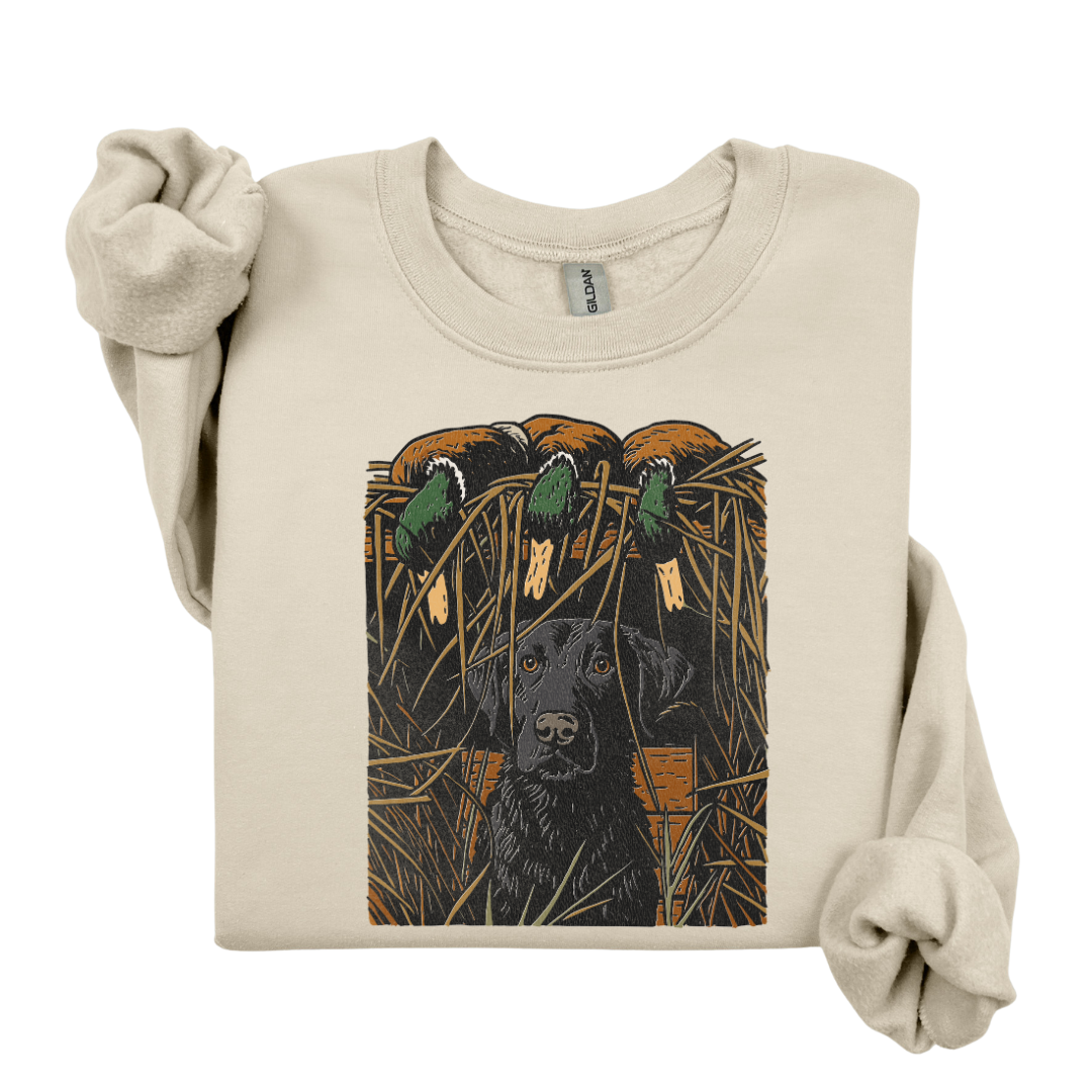 Duck Dog Sweatshirt.