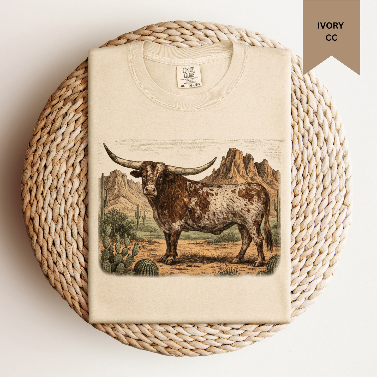 Long Horn Cow Tee.