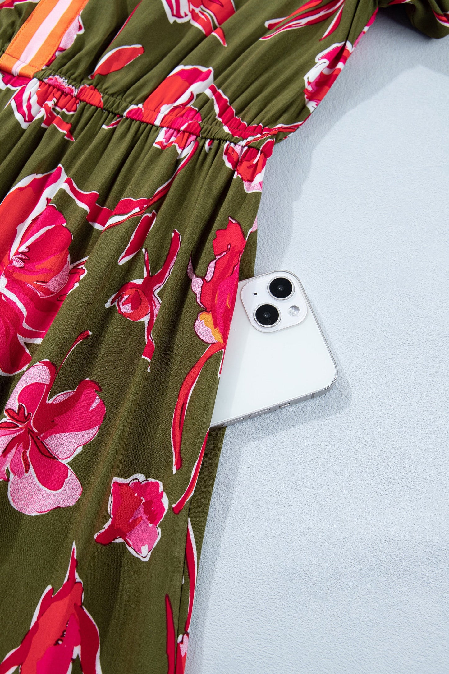 Green Floral Maxi Dress LT