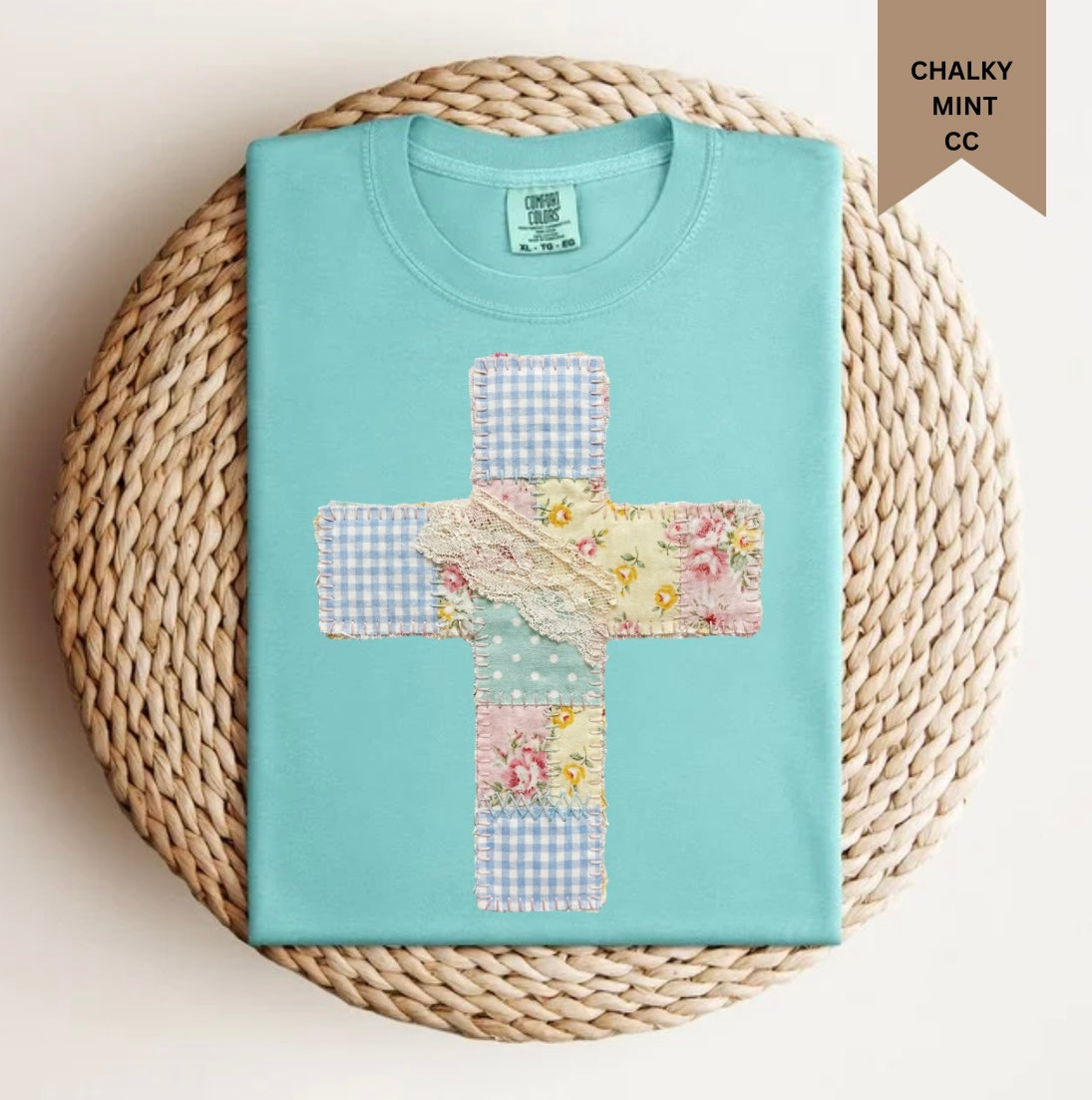 Patchwork Cross Tee.