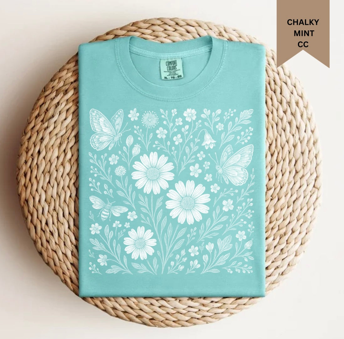 Butterfly Floral Tee.