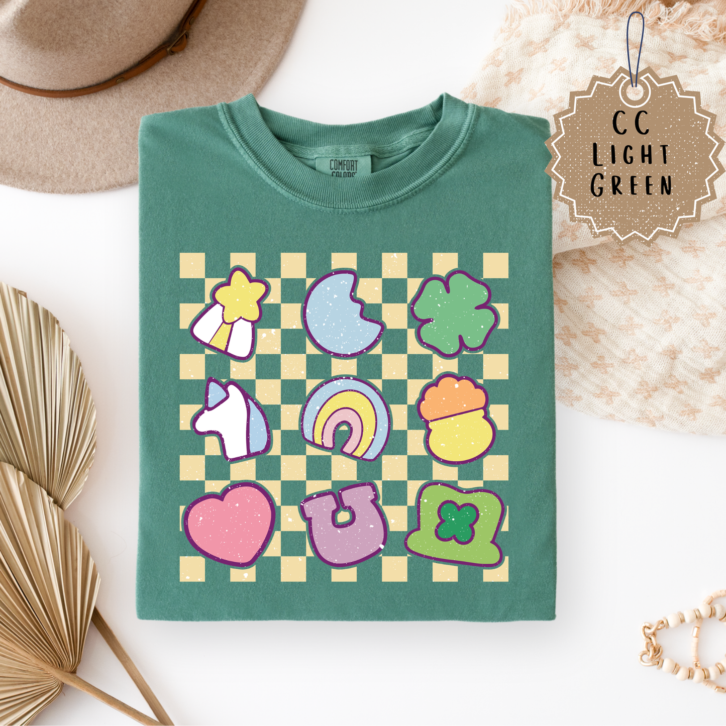 Distressed Lucky Charm Tee.