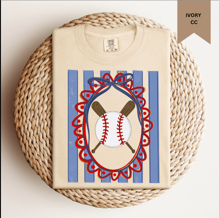 Baseball Drop - Baseball Stripes Tee.
