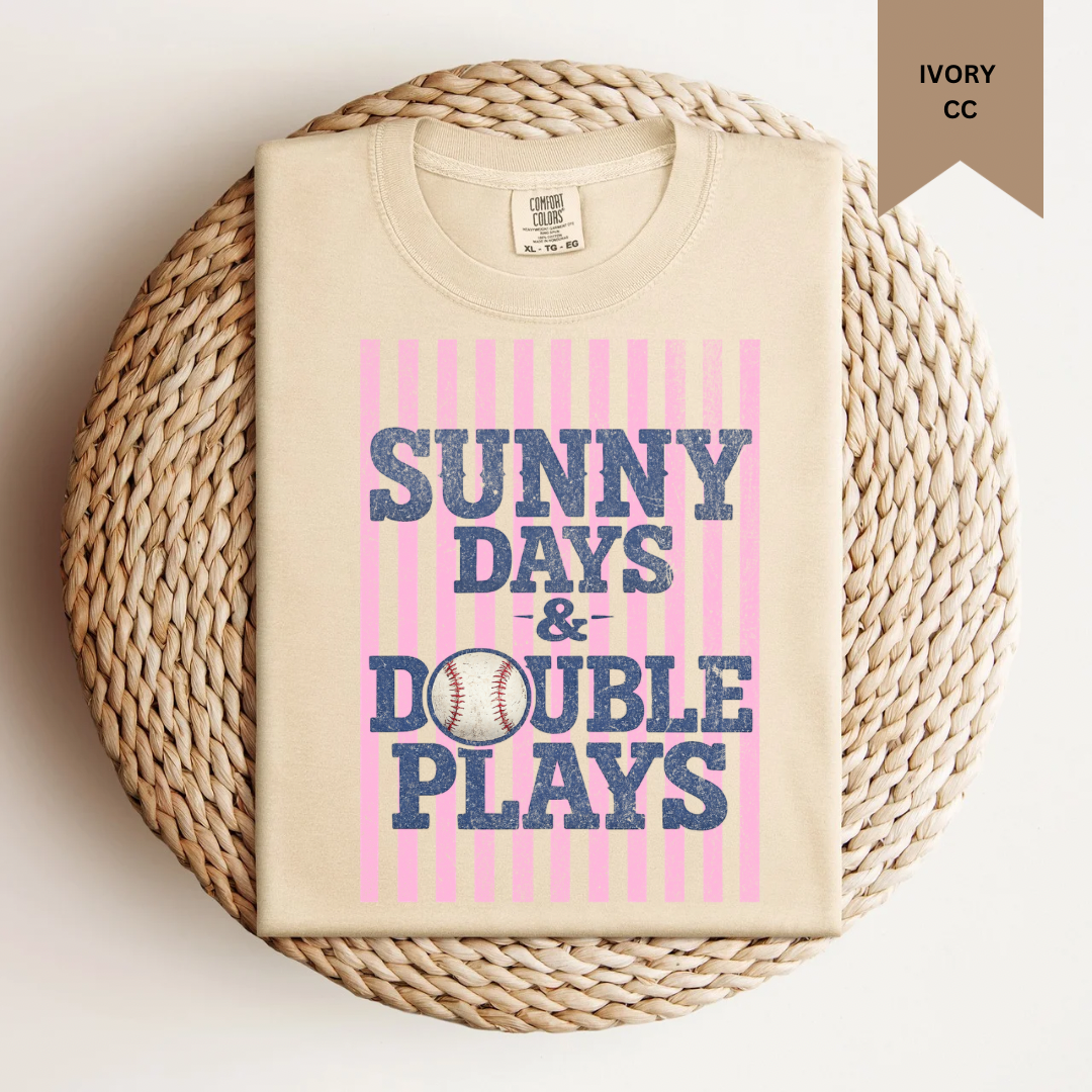 Sunny Days and Double Plays Tee.