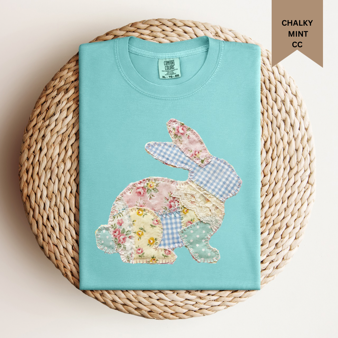 Patchwork Bunny Tee.