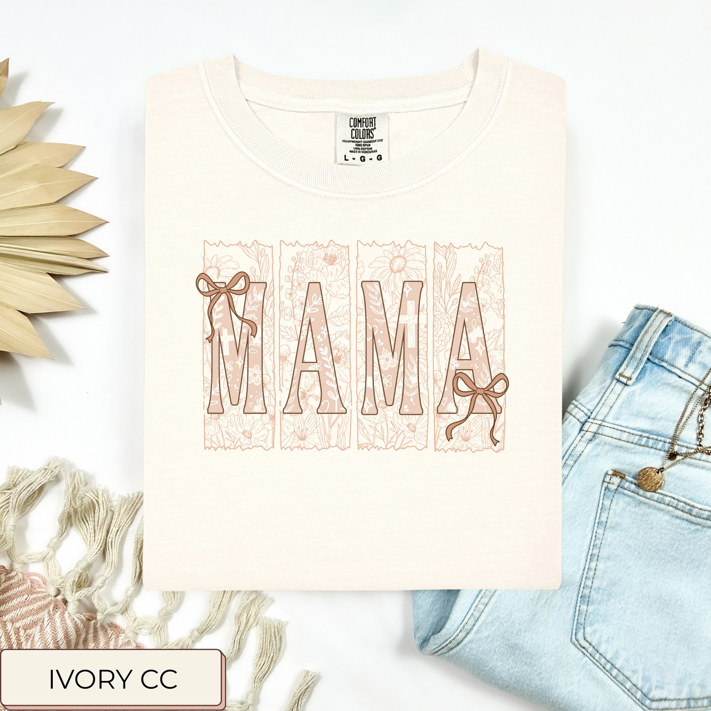 Floral Panel Mama Tee.