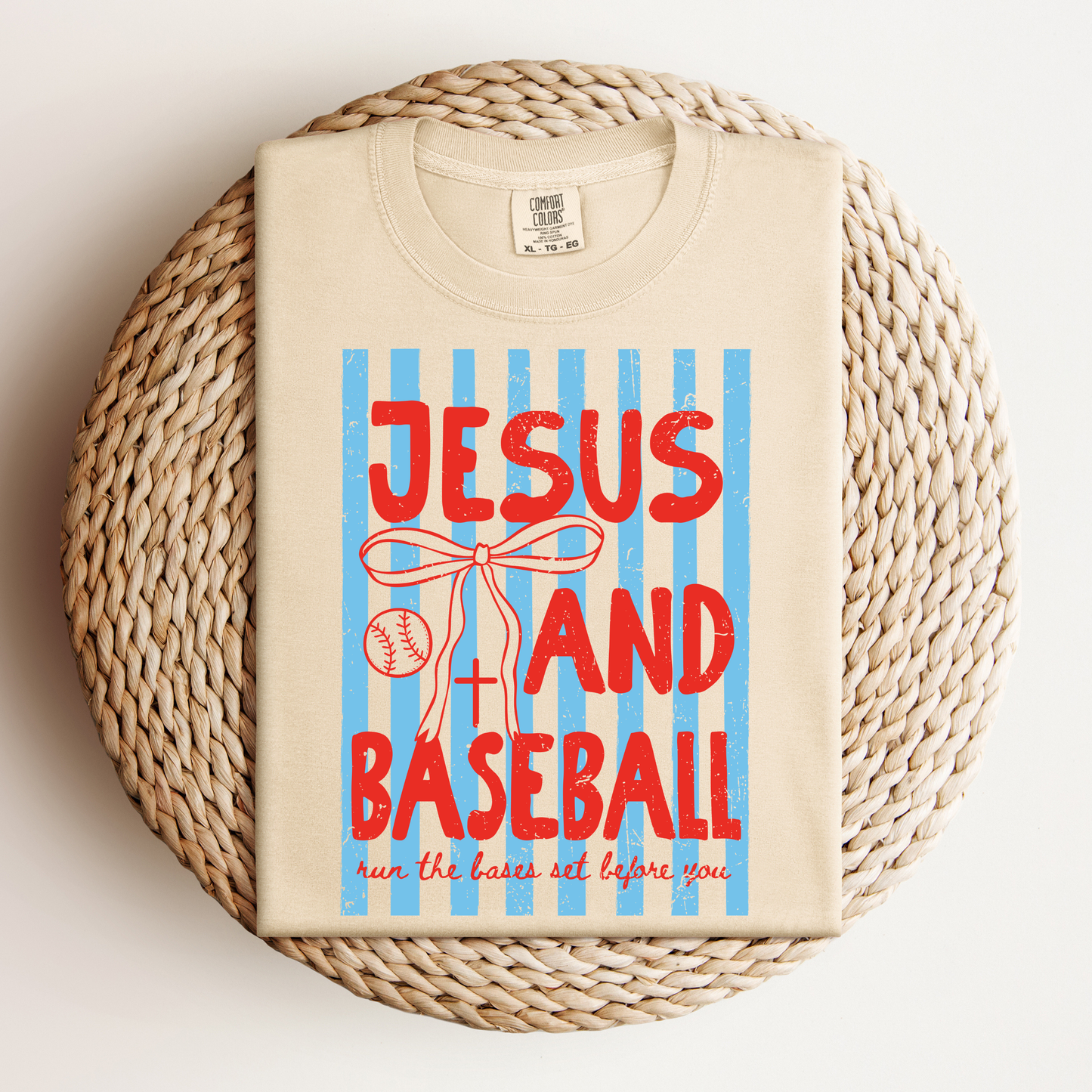 Jesus And Baseball Tee.
