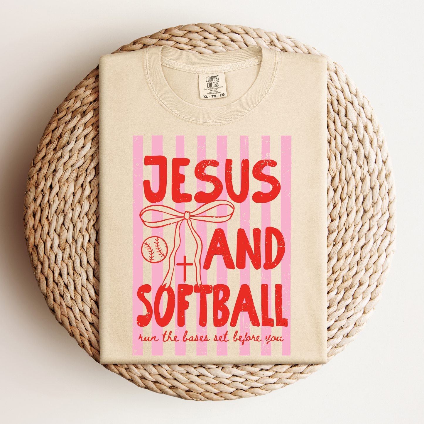 Jesus And Softball Tee.