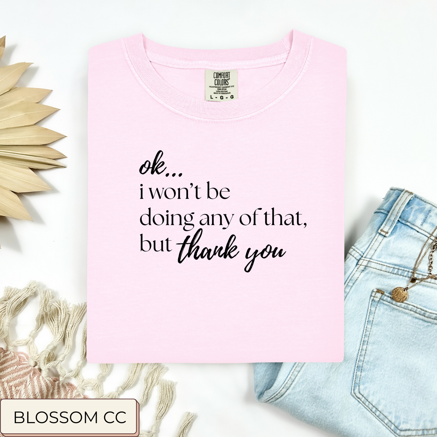 I Won't Be Doing Any Of That Tee.