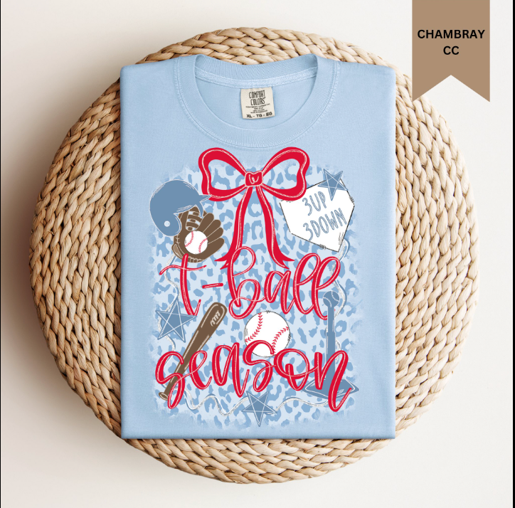 Baseball Drop - TBall Season Tee.