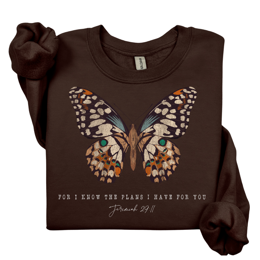 For--I Know Butterfly Sweatshirt.